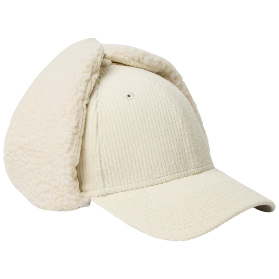NEW ERA 9FORTY Dog Ear ドッグイヤー コーデュロイ キャップ アイボリー 右斜め向き 15137033