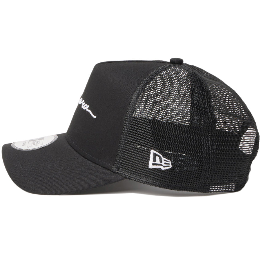 NEW ERA 9FORTY Handwritten Logo ブラック NEフラッグ刺繍