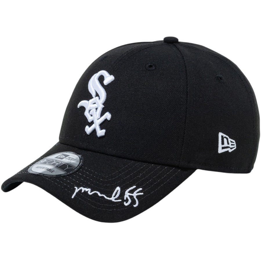 NEW ERA 9FORTY Japan Players Signature シカゴ・ホワイトソックス 村上宗隆 キャップ ブラック/ホワイト 左斜め 15372627