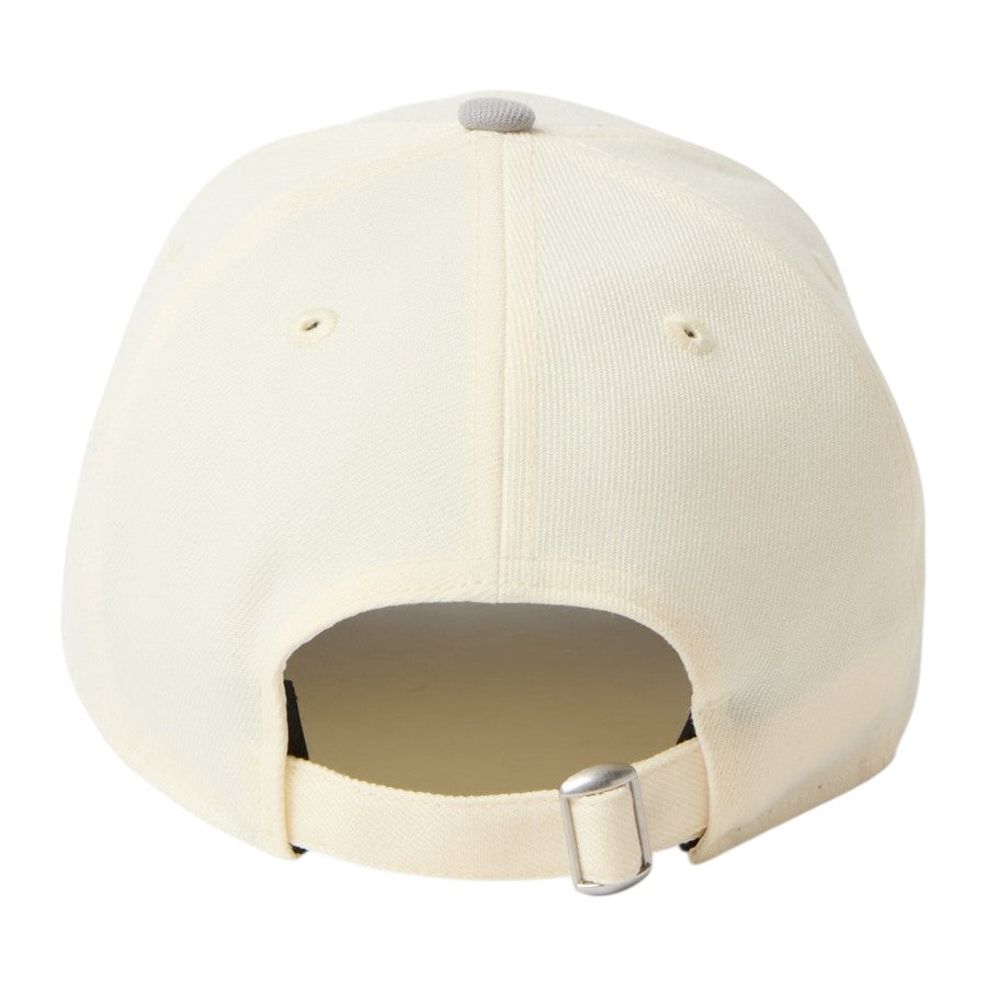 NEW ERA 9FORTY MLB 2-Tone ドジャース キャップ クロームホワイト/グレー 背面アジャスター 15137078