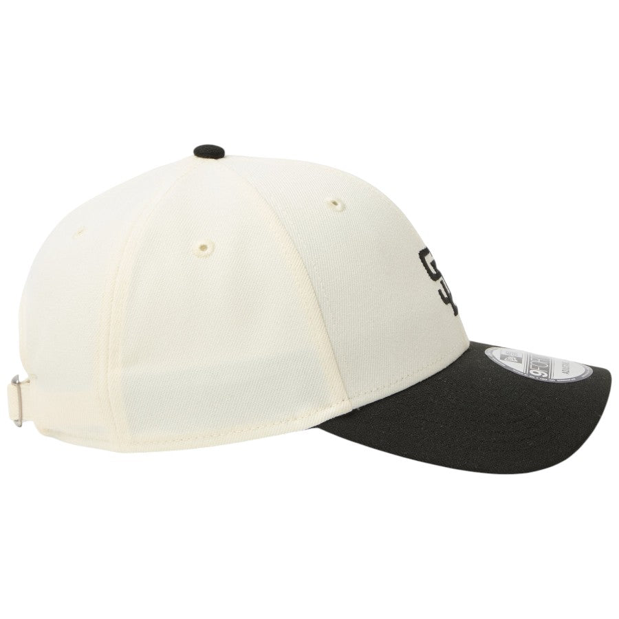 NEW ERA 9FORTY MLB 2-Tone サンディエゴ・パドレス クロームホワイト/ブラック 右向き 15137055