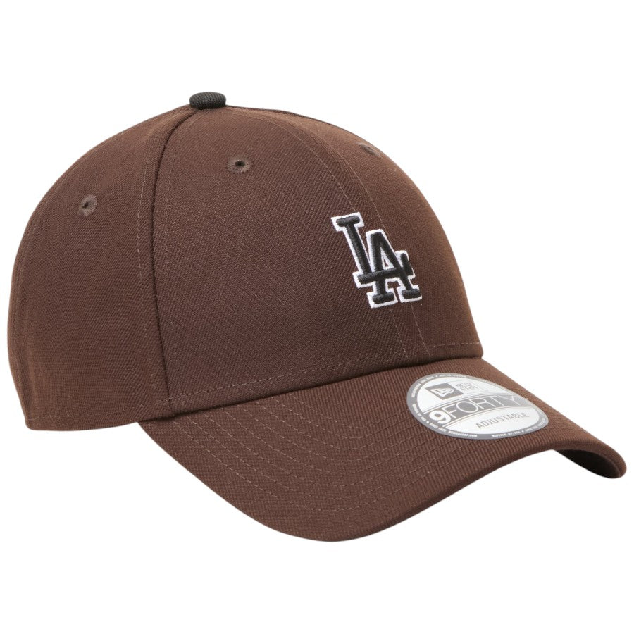 NEW ERA 9FORTY MLB Midsize Logo ロサンゼルス・ドジャース キャップ バーントウッド 右斜め向き 15137076