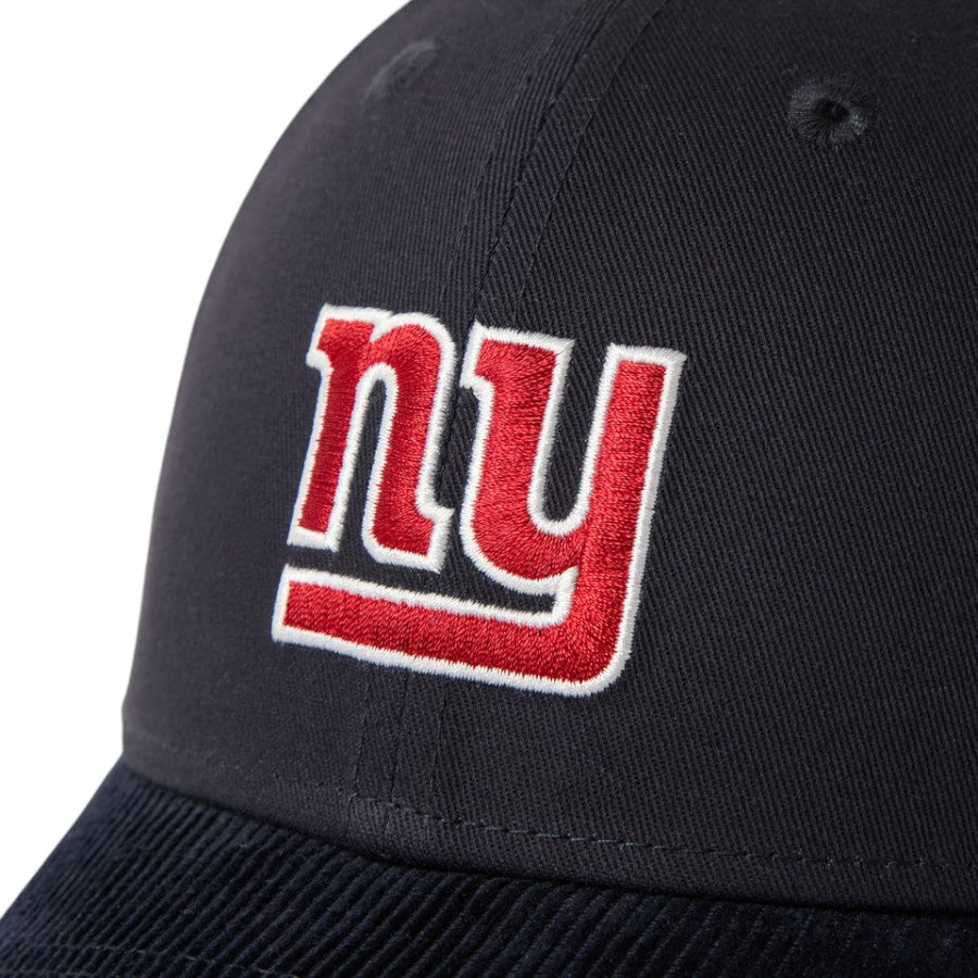 NEW ERA 9FORTY NFL ニューヨーク・ジャイアンツ キャップ ネイビー フロントロゴ刺繍詳細 15137074