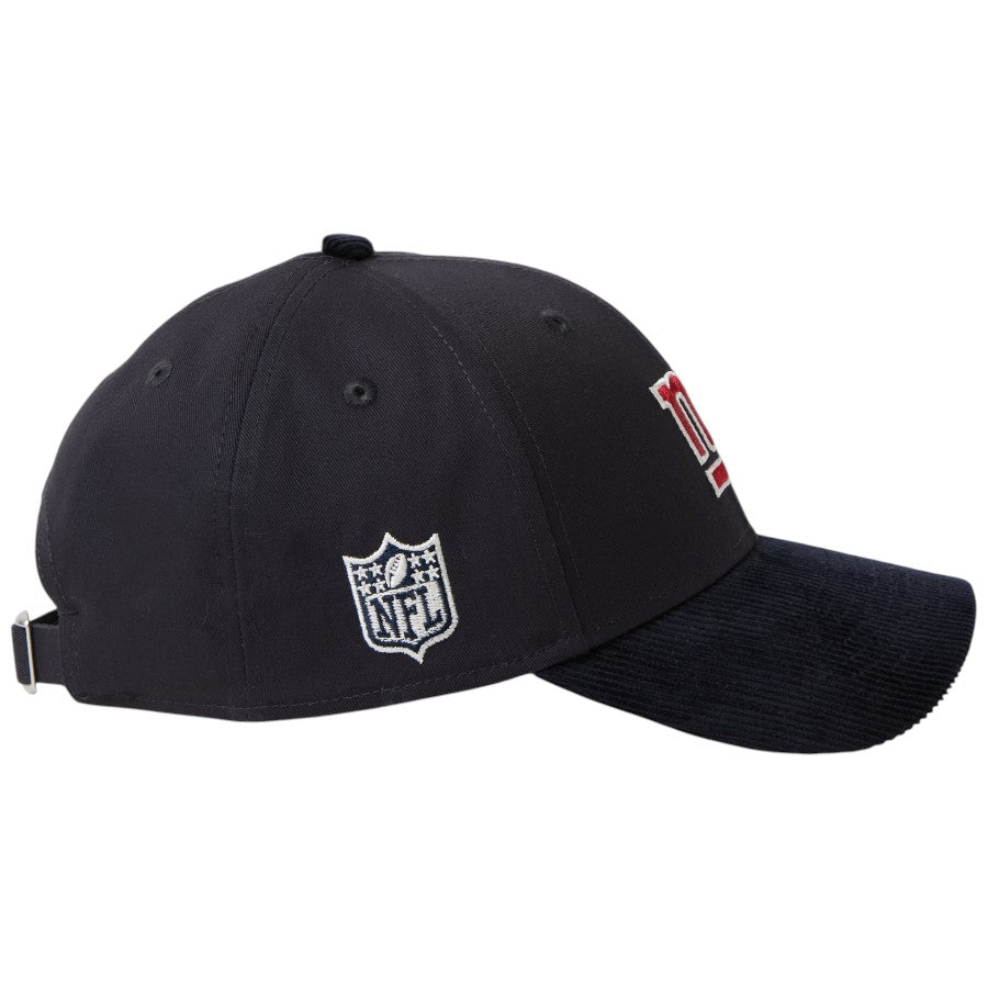 NEW ERA 9FORTY NFL ニューヨーク・ジャイアンツ キャップ ネイビー 右向き NFLロゴ刺繍 15137074