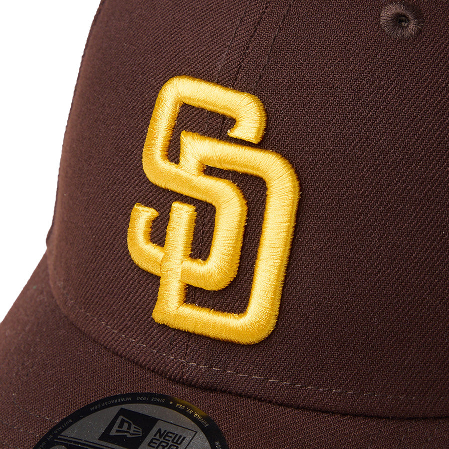 NEW ERA 9FORTY サンディエゴ・パドレス バーントウッド マニラ フロントロゴ刺繍