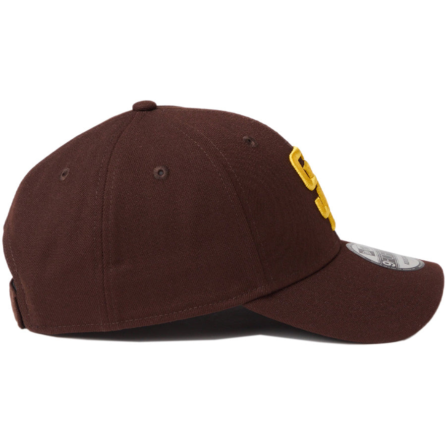 NEW ERA 9FORTY サンディエゴ・パドレス バーントウッド マニラ 右側面