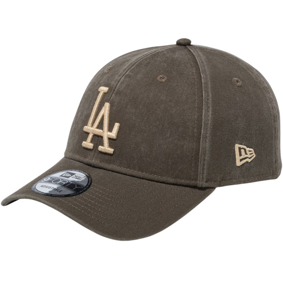 NEW ERA 9FORTY THE BREW ロサンゼルス・ドジャース キャップ モス 左斜め 15228685