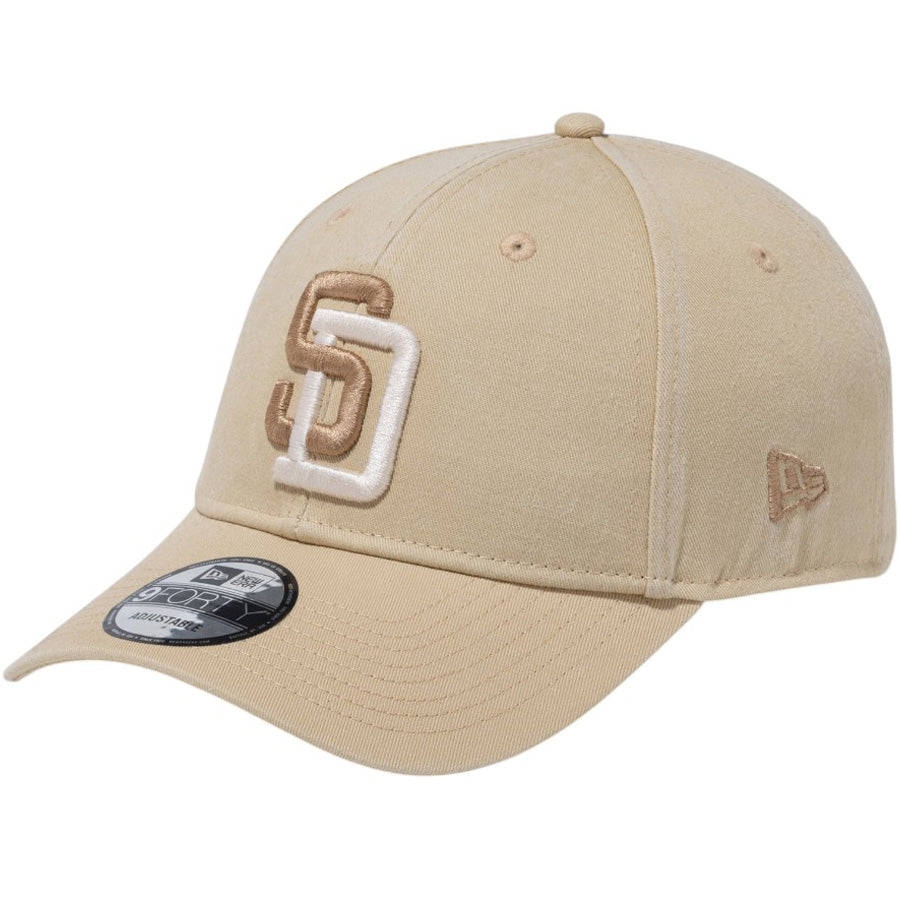 NEW ERA 9FORTY THE BREW サンディエゴ・パドレス キャップ ベガスゴールド 左斜め 15228682