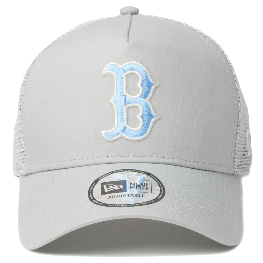 NEW ERA 9FORTY キャップ レッドソックス グレー 正面