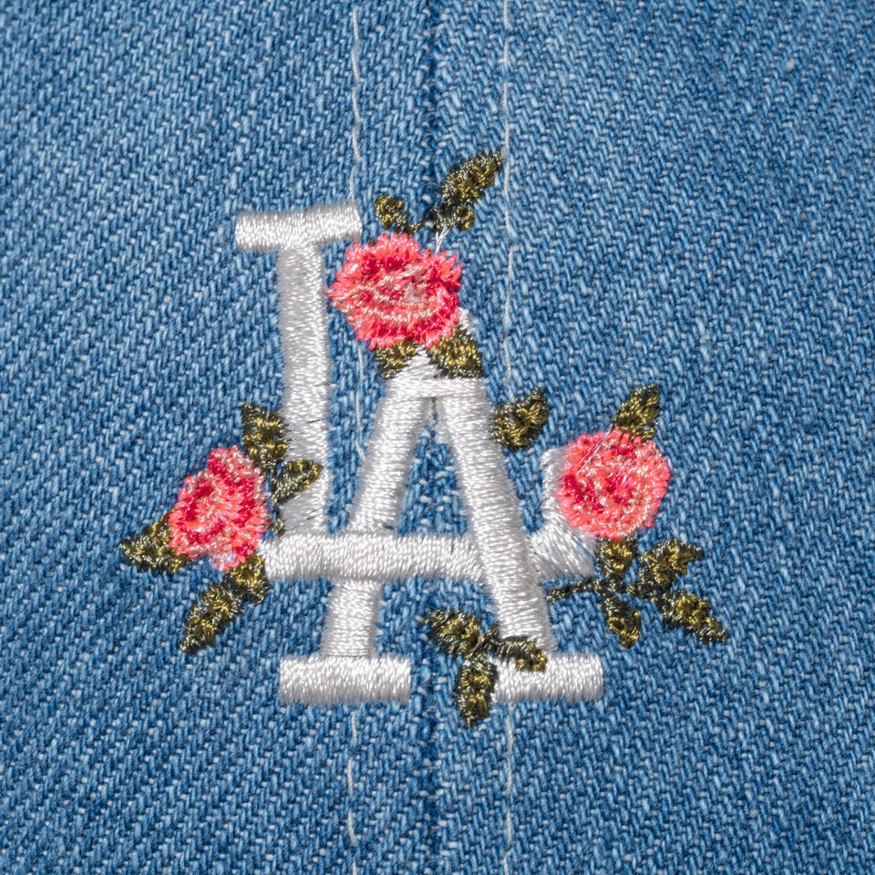 NEW ERA 9FORTY アンストラクチャード Flower ドジャース フロントロゴ刺繍 15206586
