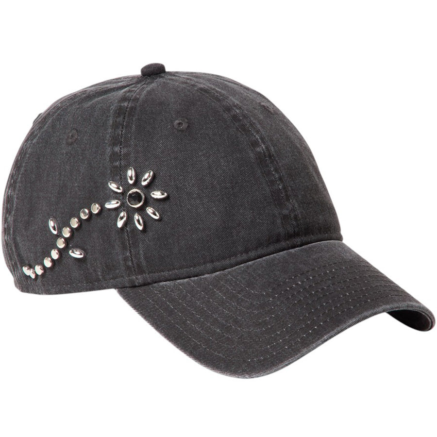 NEW ERA 9FORTY アンストラクチャード Studs スタッズ キャップ ブラック 右斜め向き 15137039