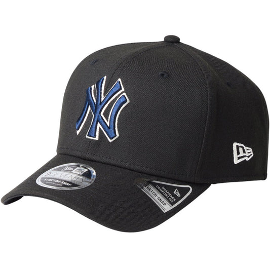 NEW ERA（ニューエラ）9SEVENTY ストレッチスナップ ニューヨーク・ヤンキース ブラック キャップ 左斜め