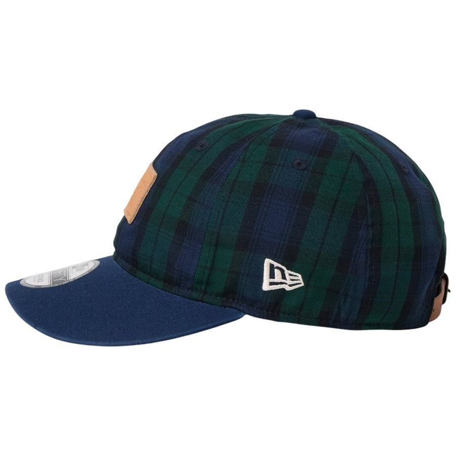 NEW ERA 9THIRTY Direction by Takayuki Ohashi Dog Patch キャップ ブラックウォッチ 右向き フラッグ刺繍 15171665