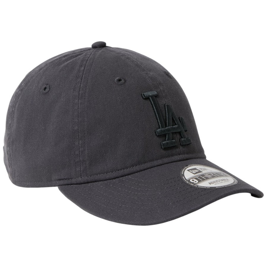 NEW ERA 9THIRTY MLB Tonal Logo ドジャース グラファイト キャップ 右斜め 15137171