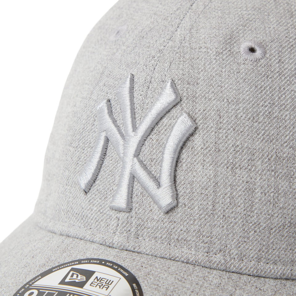 NEW ERA（ニューエラ）9THIRTY MLB Tonal Logo ヤンキース ヘザーグレー NYロゴ刺繍詳細 15137168