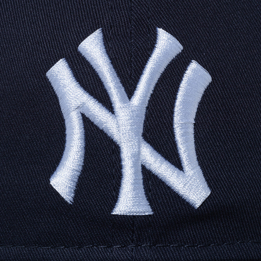 NEW ERA 9THIRTY ニューヨーク・ヤンキース ネイビー×ホワイト NYロゴ刺繍 14525053