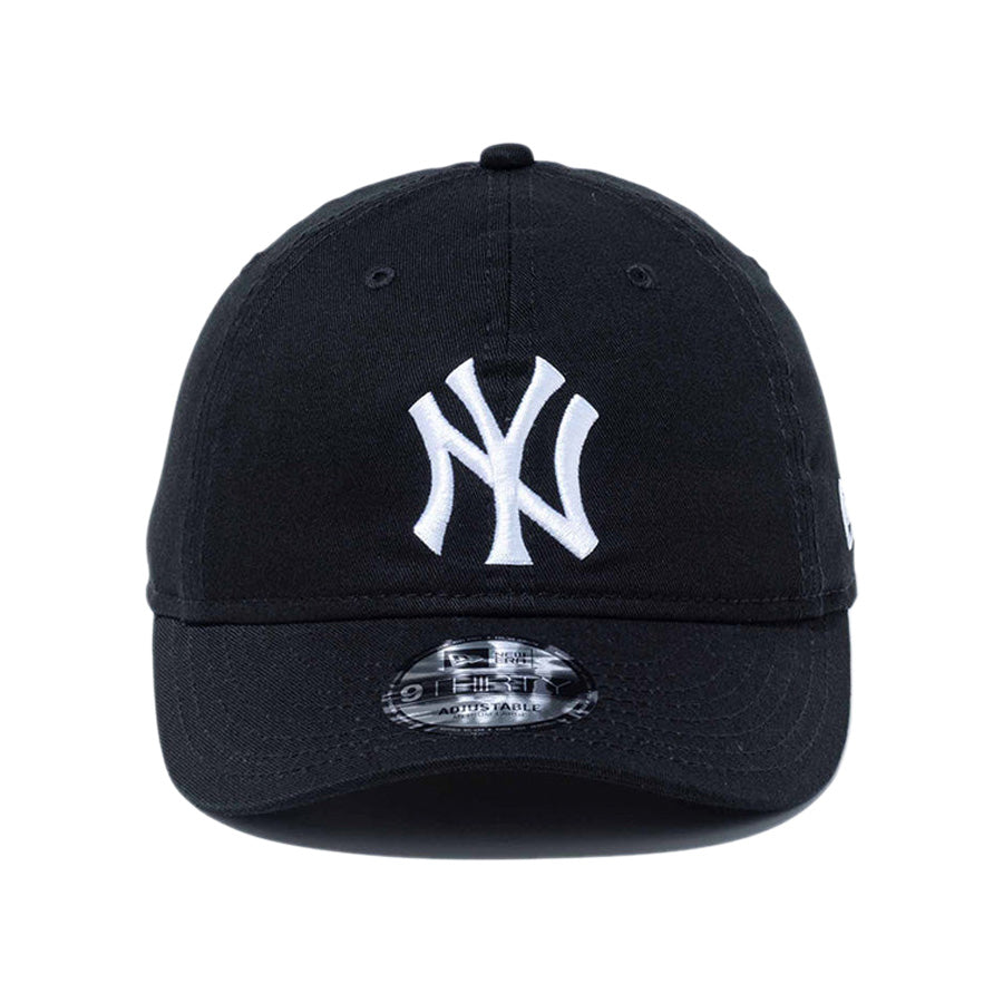 NEW ERA 9THIRTY ニューヨーク・ヤンキース ブラック×ホワイト 正面 14525054