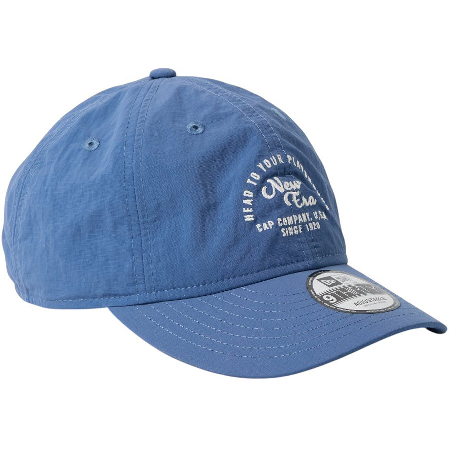 NEW ERA（ニューエラ）9THIRTY Recycle Rip Stop アーチロゴ ブルー 右斜め
