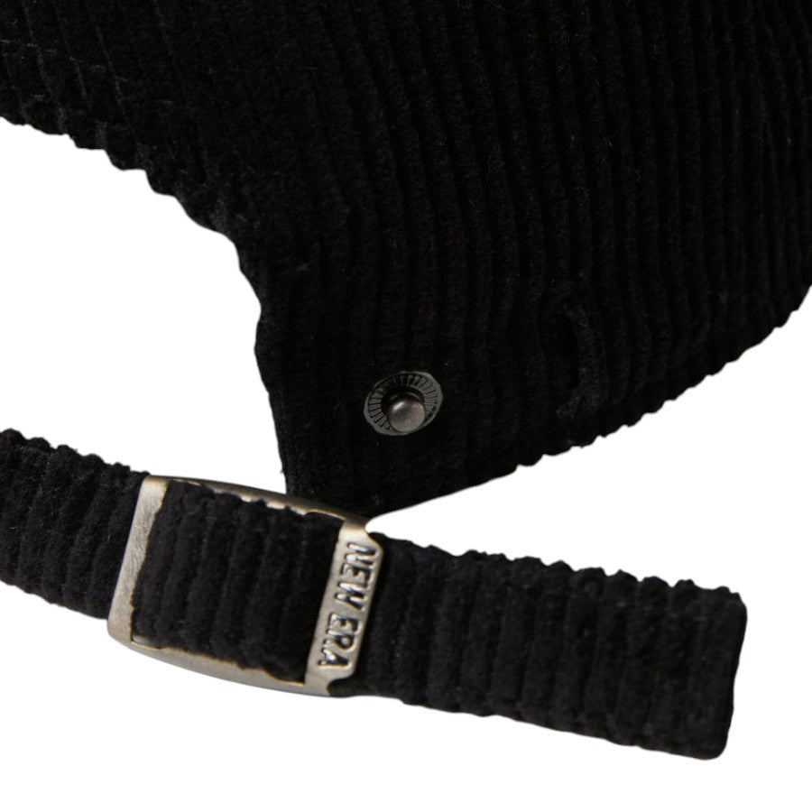 NEW ERA 9TWENTY ベーシック Corduroy コーデュロイ キャップ ブラック サイズ調整用アジャスター詳細 15137197
