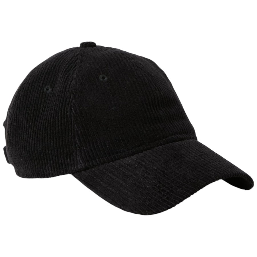 NEW ERA 9TWENTY ベーシック Corduroy コーデュロイ キャップ ブラック 右斜め向き 15137197