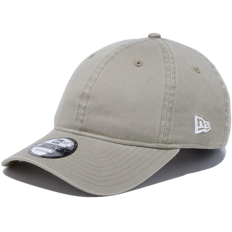 NEW ERA 9TWENTY ベーシック ウォッシュドコットン キャップ ペブル 左斜め 14525144