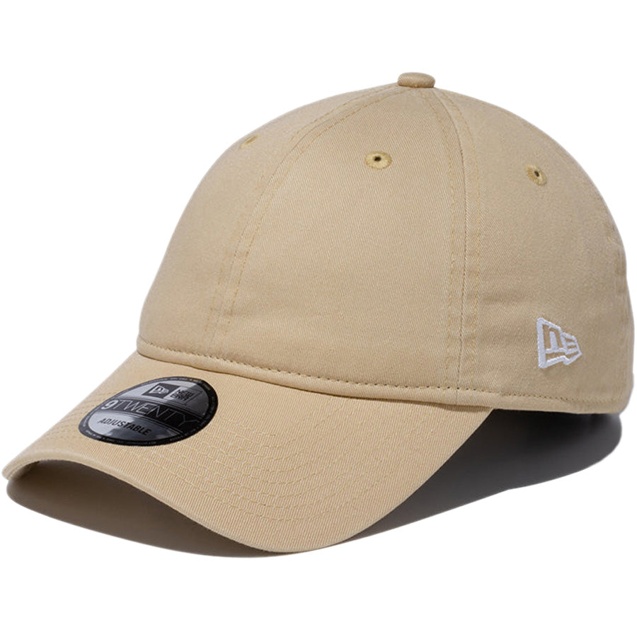 NEW ERA 9TWENTY ベーシック ウォッシュドコットン キャップ ベガスゴールド 左斜め 14525142