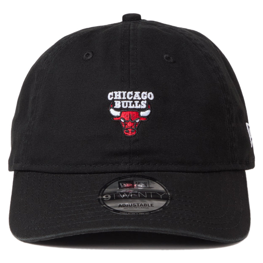 NEW ERA 9TWENTY キャップ ブルズ ブラック 正面