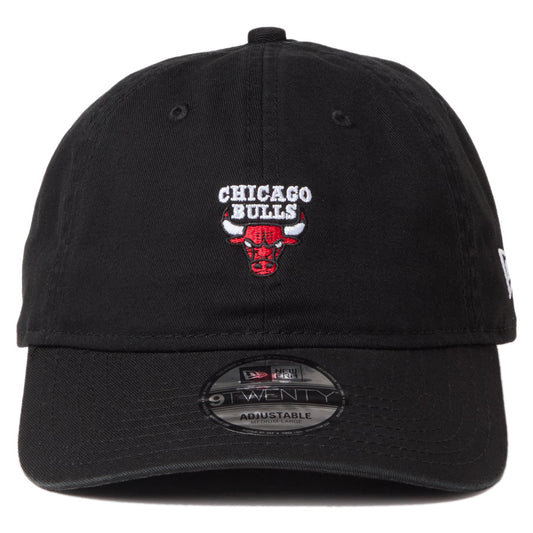 NEW ERA 9TWENTY キャップ ブルズ ブラック 正面