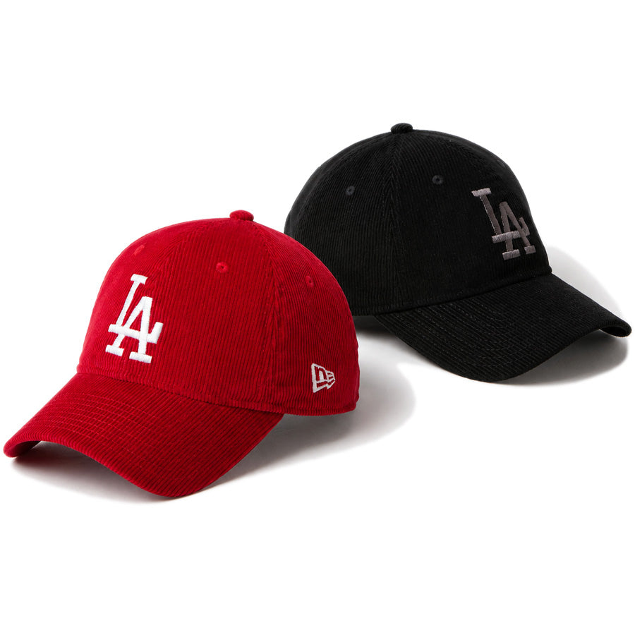 NEW ERA 9TWENTY Corduroy ドジャース キャップ スカーレット ブラック 2カラー 15137270 15137271