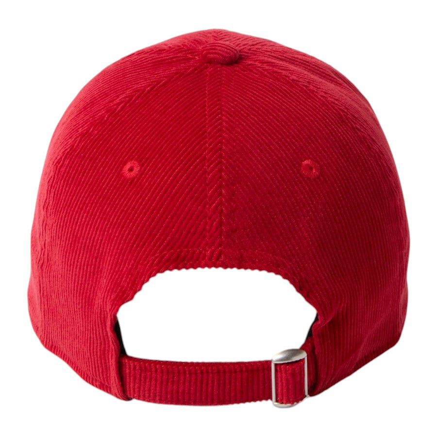 NEW ERA 9TWENTY Corduroy ドジャース キャップ スカーレット 背面 サイズ調整アジャスター 15137270