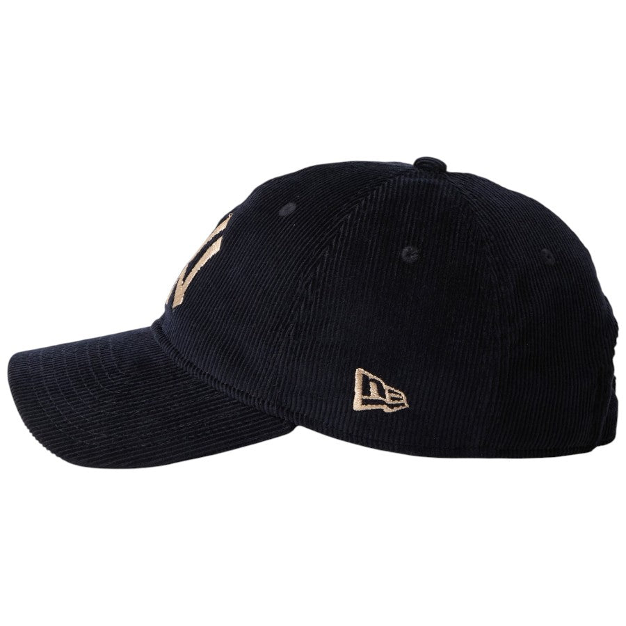NEW ERA 9TWENTY Corduroy ニューヨーク・ヤンキース キャップ ネイビー NEフラッグロゴ刺繍 15137234