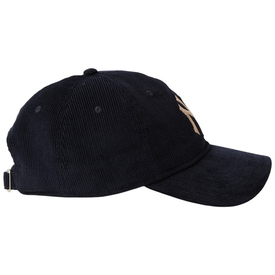 NEW ERA 9TWENTY Corduroy ニューヨーク・ヤンキース キャップ ネイビー 右向き 15137234