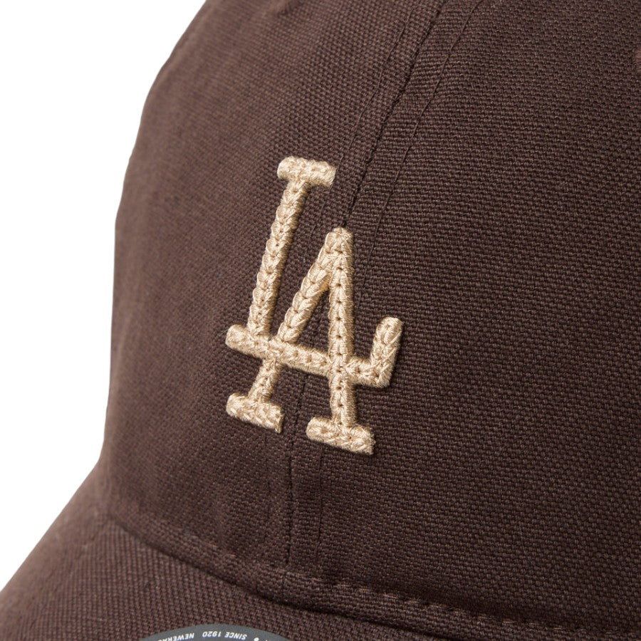 NEW ERA 9TWENTY ドジャース チェーンステッチロゴ刺繍詳細