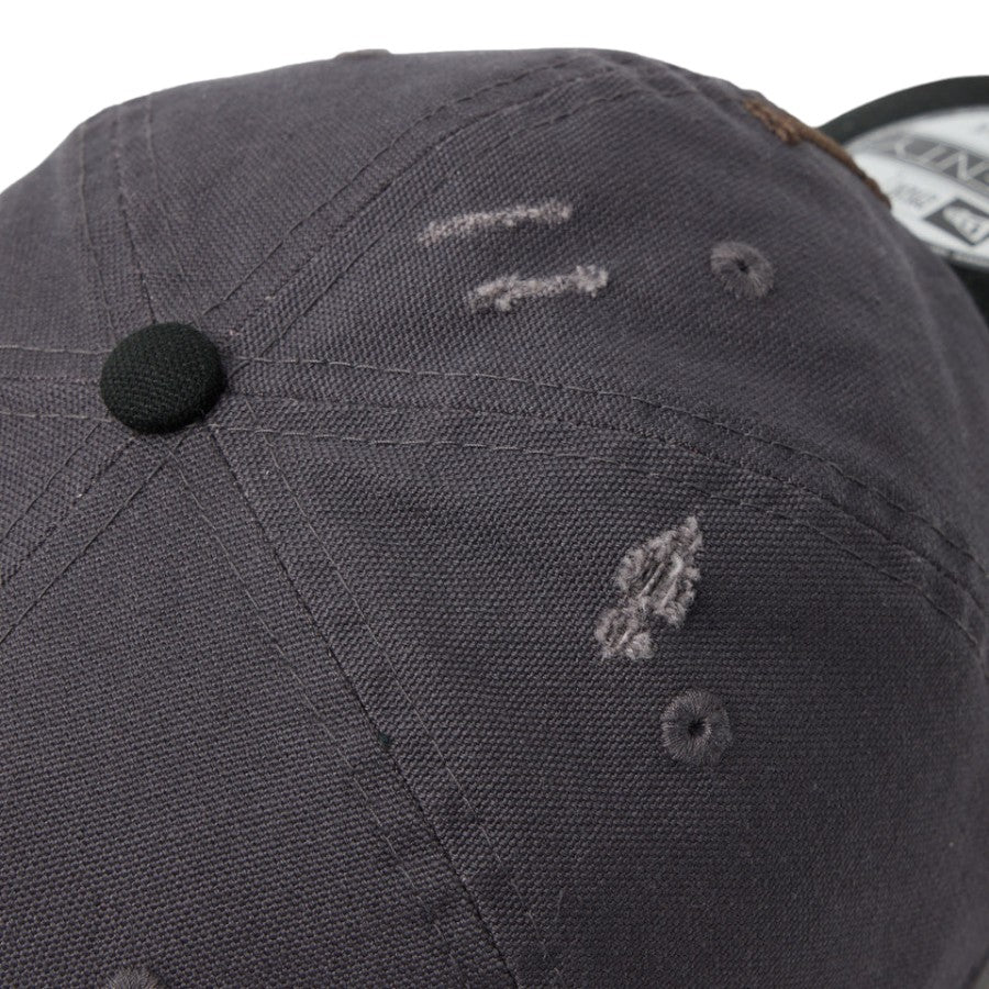 NEW ERA 9TWENTY ドジャース クラウンダメージ加工詳細