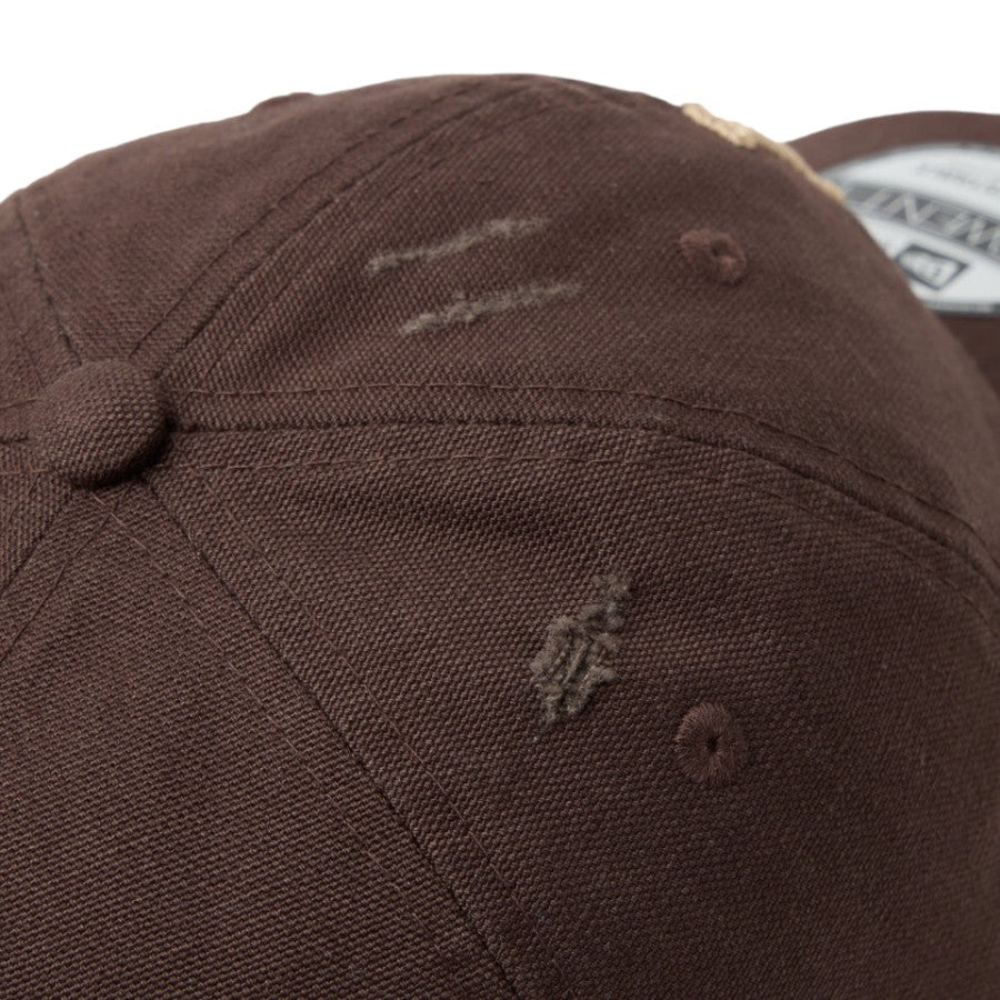 NEW ERA 9TWENTY ドジャース クラウンダメージ加工詳細