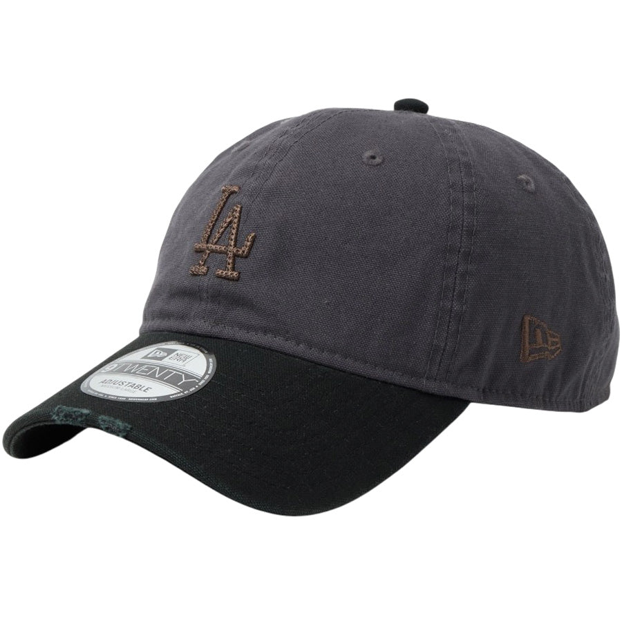 NEW ERA 9TWENTY ドジャース グラファイト/ブラック 左斜め画像
