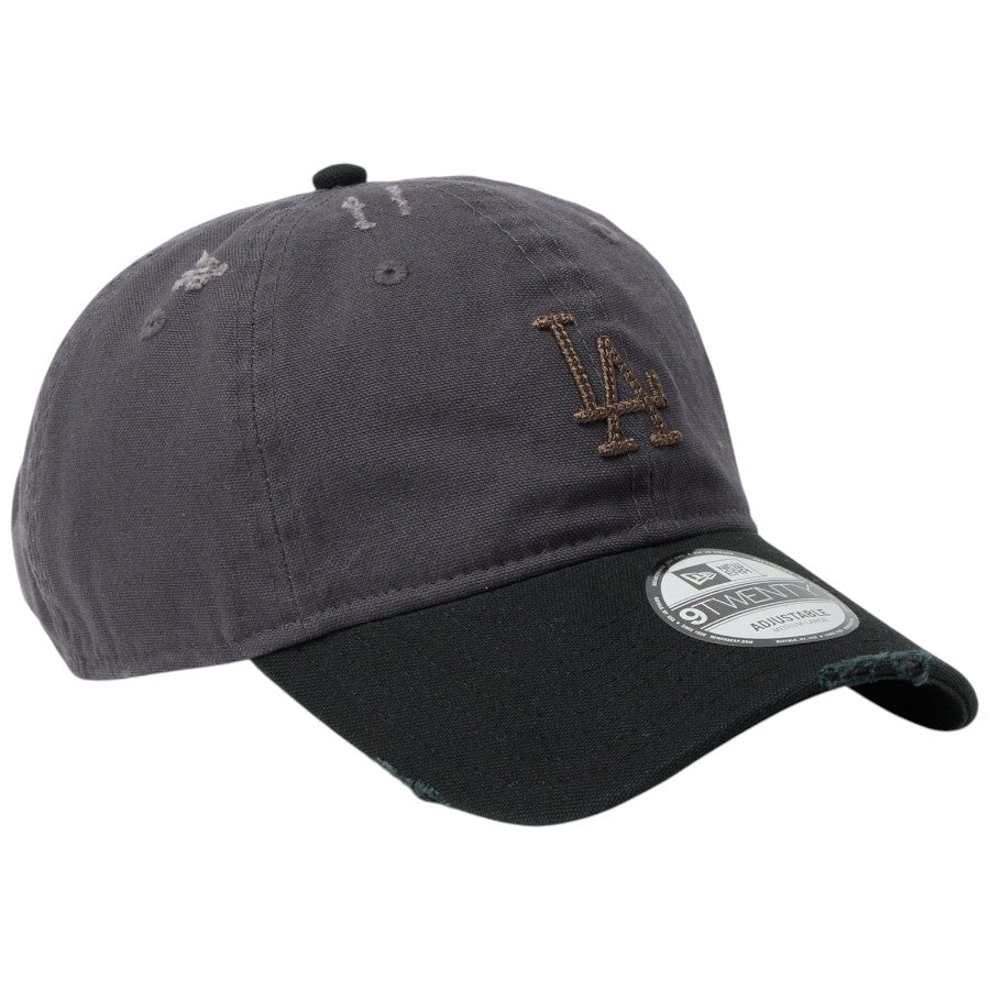 NEW ERA 9TWENTY ドジャース グラファイト/ブラック 右斜め画像