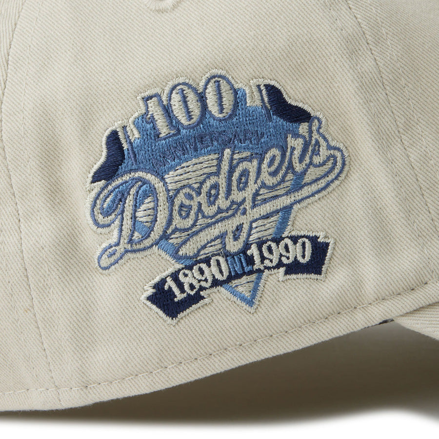 NEW ERA 9TWENTY ドジャース サイドパッチ刺繍アップ