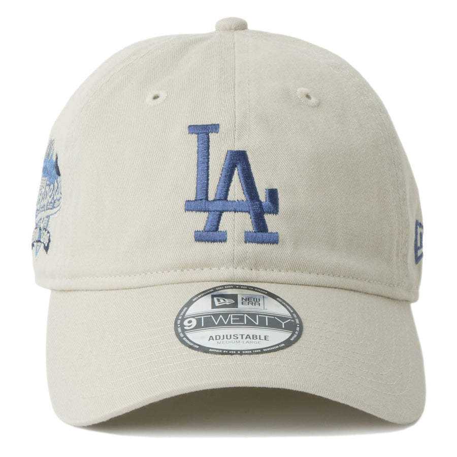 NEW ERA 9TWENTY MLB Side Patch ドジャース ストーン 正面デザイン