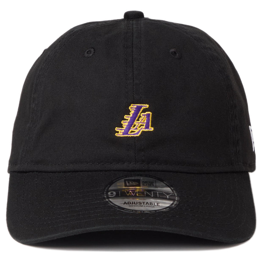 NEW ERA 9TWENTY レイカーズ キャップ ブラック 正面