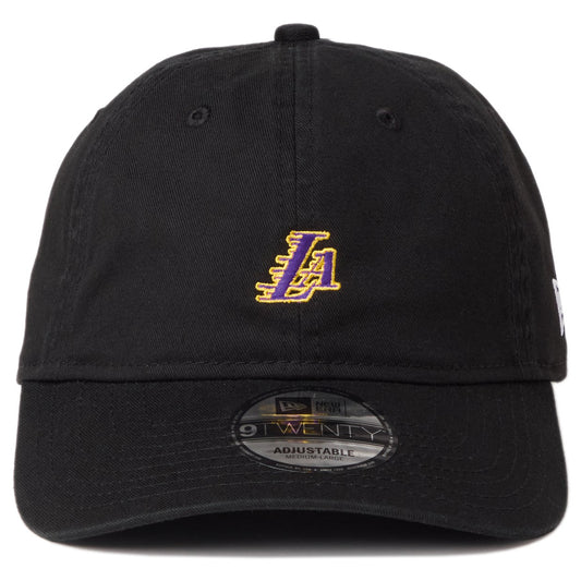 NEW ERA 9TWENTY レイカーズ キャップ ブラック 正面
