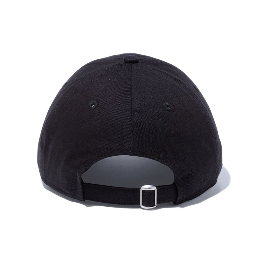 NEW ERA 9TWENTY ロングバイザー ノンウォッシュコットン ベーシック キャップ ブラック 正面 14525072