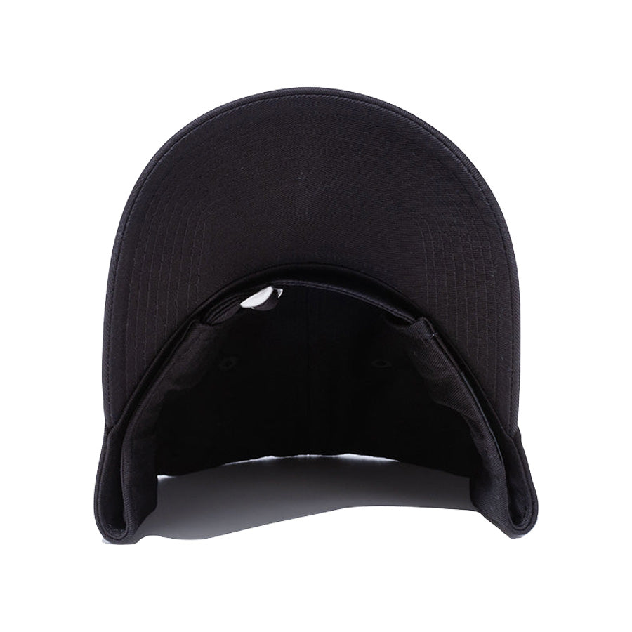 NEW ERA 9TWENTY ロングバイザー ノンウォッシュコットン ベーシック キャップ ブラック つば裏 14525072