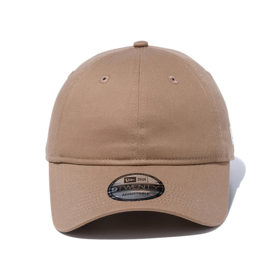 NEW ERA 9TWENTY ロングバイザー ノンウォッシュコットン ベーシック キャップ カーキ 背面 14525071