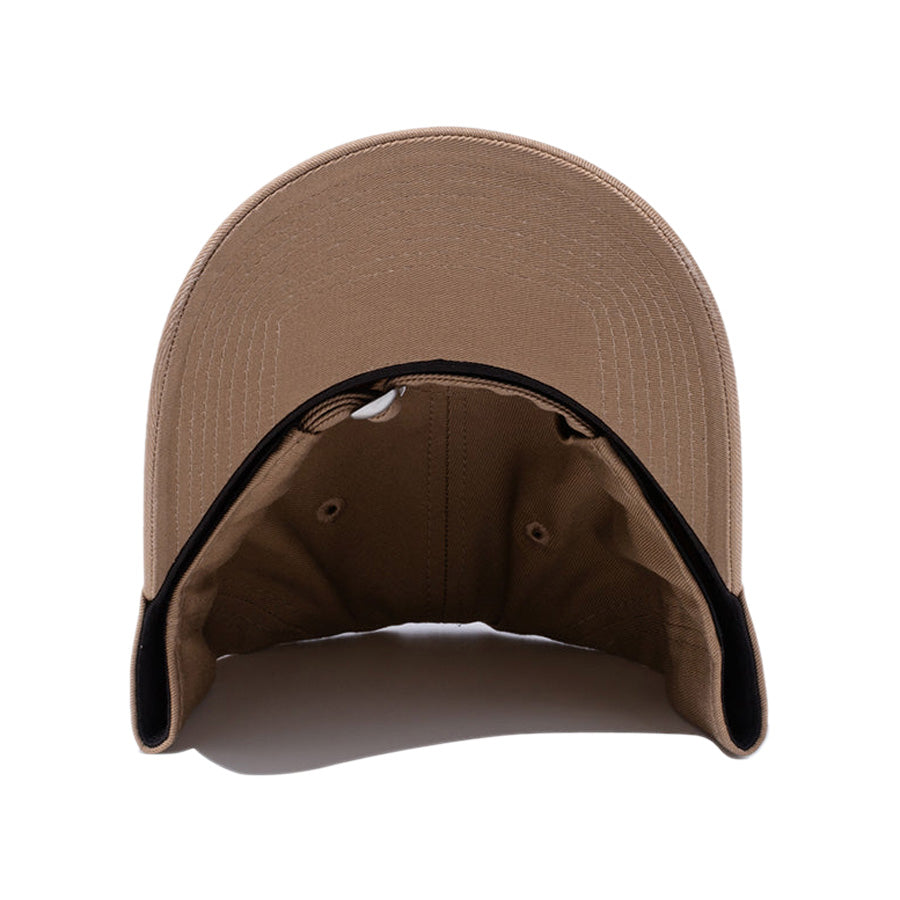 NEW ERA 9TWENTY ロングバイザー ノンウォッシュコットン ベーシック キャップ カーキ つば裏 14525071