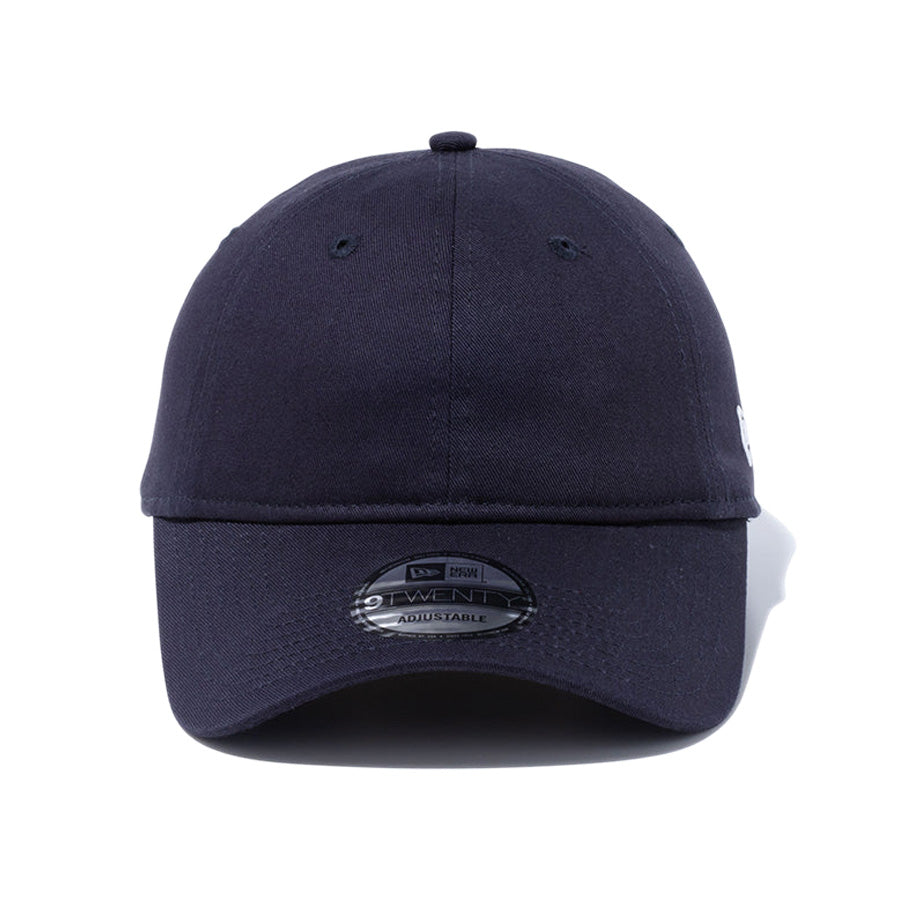 NEW ERA 9TWENTY ロングバイザー ノンウォッシュコットン ベーシック キャップ ネイビー 背面 14525070