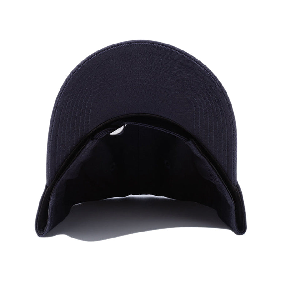 NEW ERA 9TWENTY ロングバイザー ノンウォッシュコットン ベーシック キャップ ネイビー つば裏 14525070