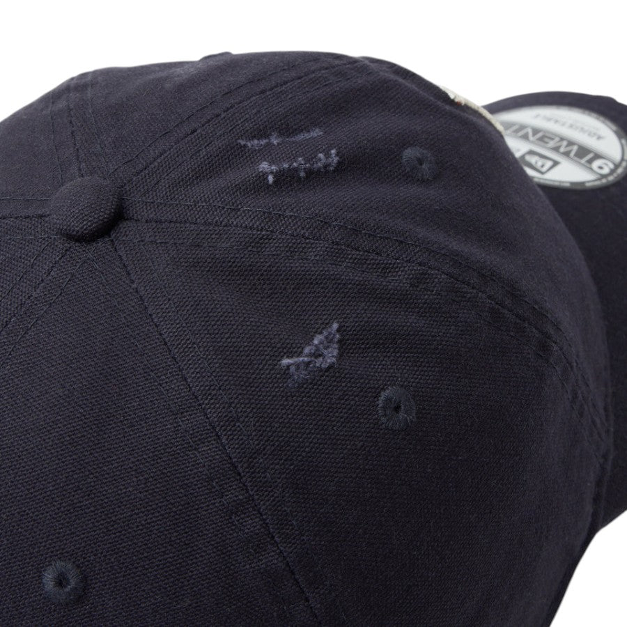 NEW ERA Damaged Duck Canvas クラウンダメージ加工詳細