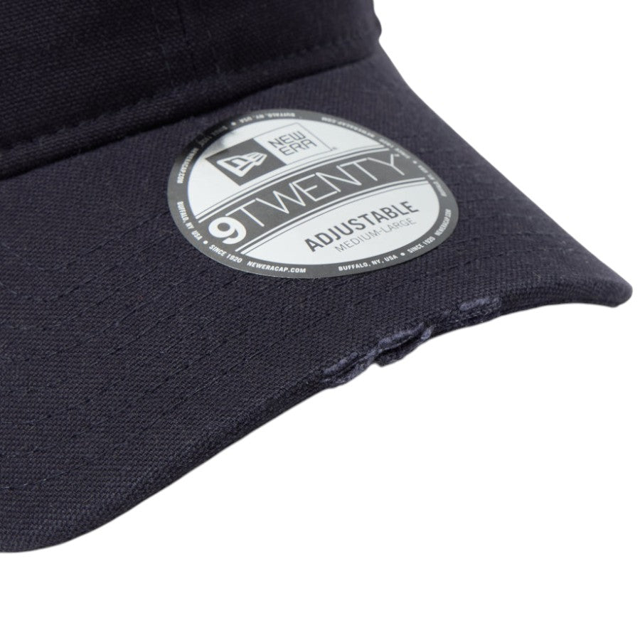 NEW ERA Damaged Duck Canvas バイザーダメージ加工詳細