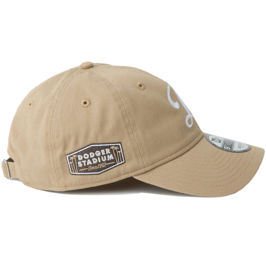 NEW ERA（ニューエラ）9TWENTY MLB Side Patch キャメル 右サイドパッチ